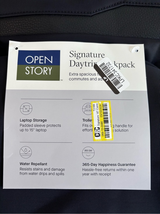 NWT Open Story Daytrip Backpack